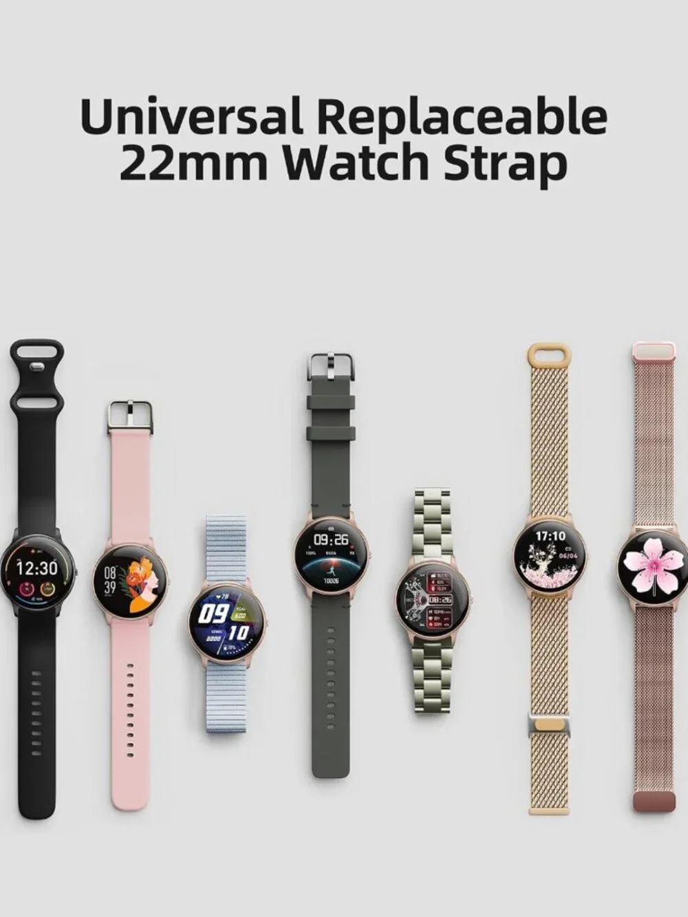 Smartwatch with Call Function, Fitness Tracker for Men & Women, Health Monitor